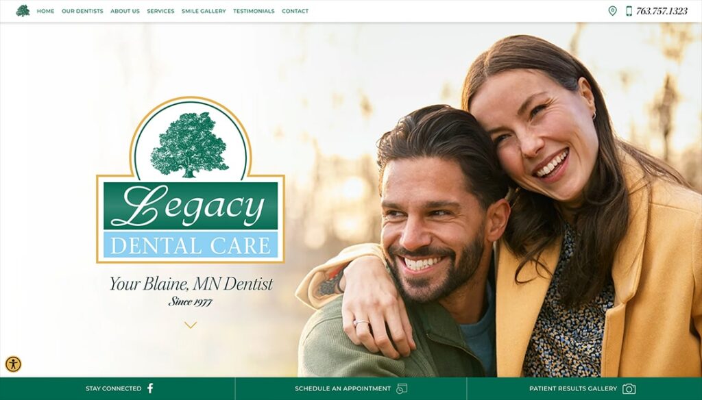 Dentist in Blaine Andover MN Legacy Dental Care